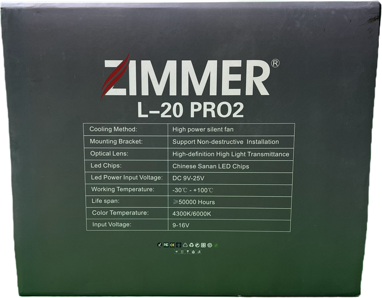 لنز پروژکتور LED زیمر ZIMMER L-20 PRO2 | 2.5